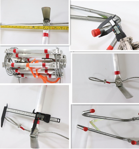 Security Featureses Aluminum Fire Escape Ladder for Outlet