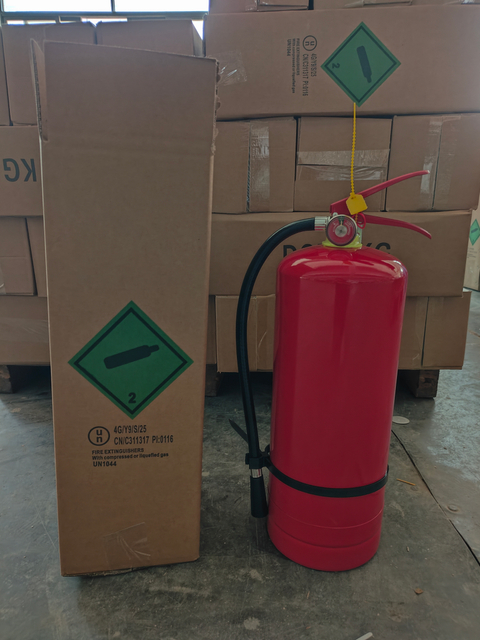 6kg Dry Powder Fire Extinguisher for Wood With Brass Valve