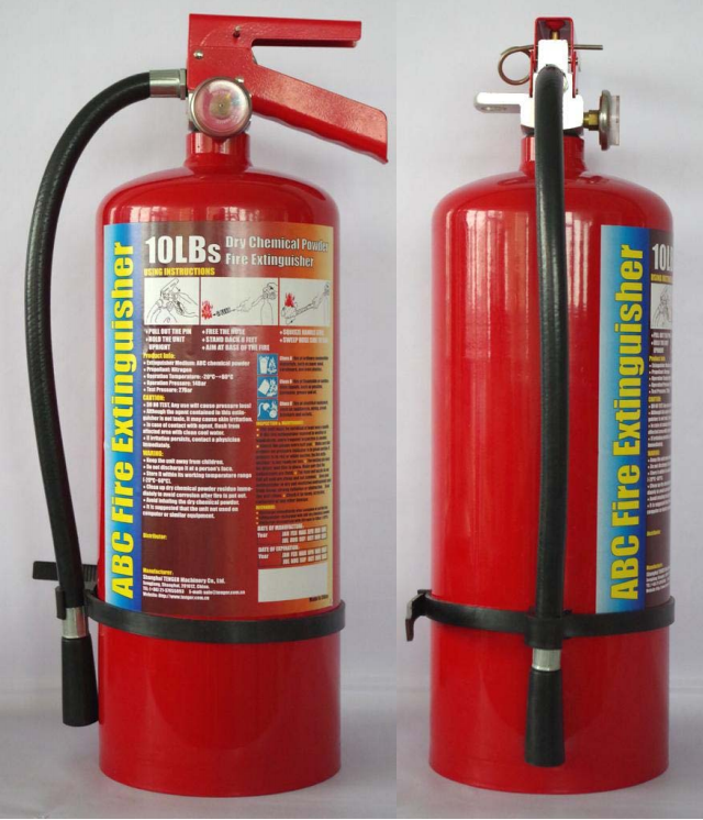 4.5kg Dry Powder Fire Extinguisher for Wood With Brass Valve