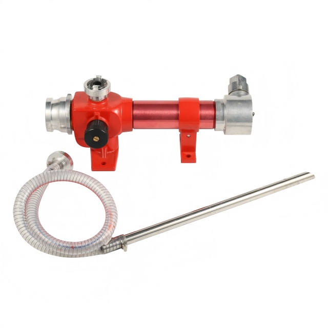 Brass+Aluminum Inline Portable Foam Inductor Fire Protection Foam Generator