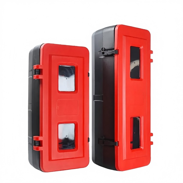 Durable Floor Stand Plastic Fire Extinguisher Box