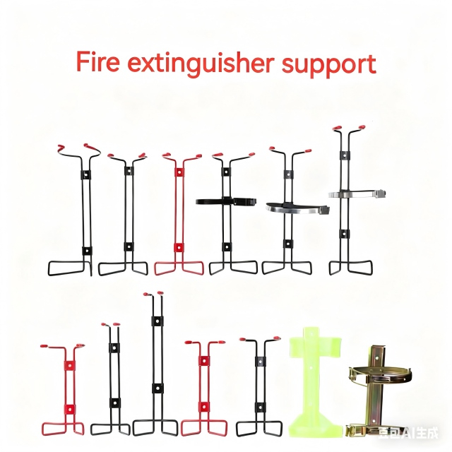 Fire Extinguisher Wall Hanging Brackets for 1kg to 12kg Use Extinguisher Bracket Plastic Steel Material Bracket