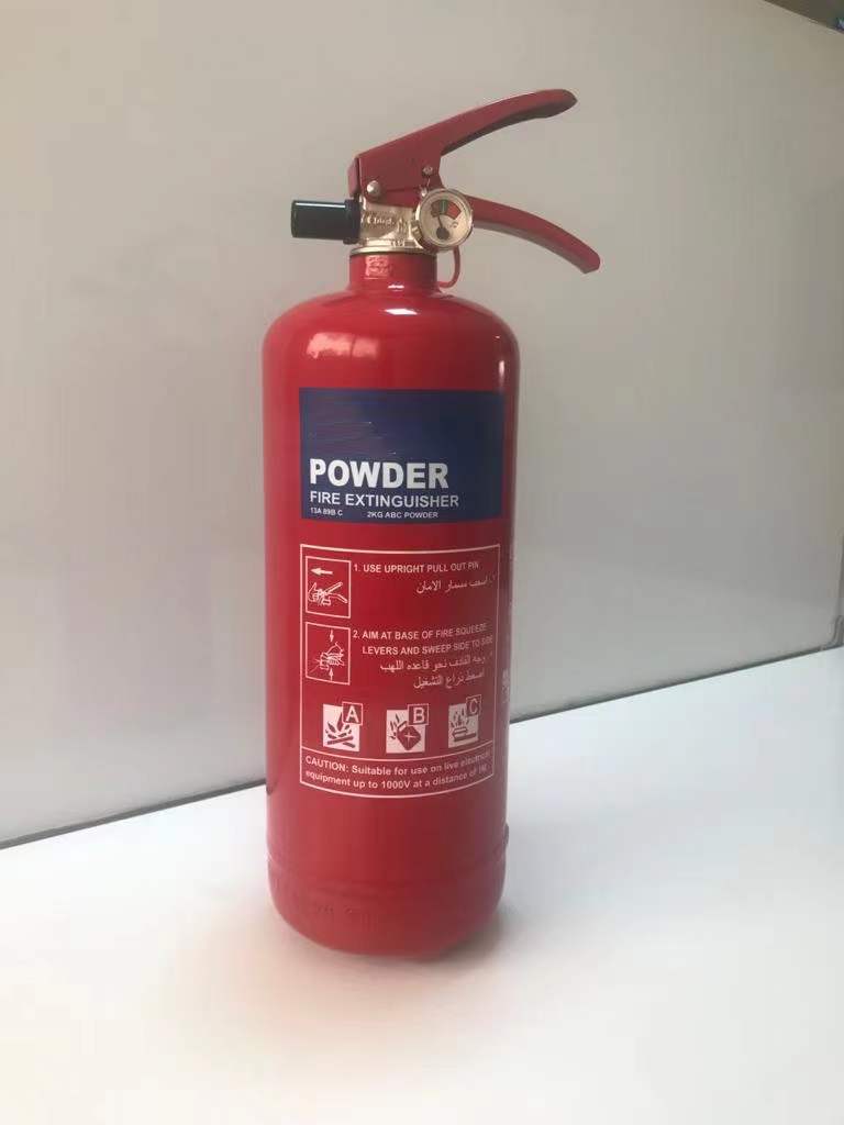 Dry Powder Fire Extinguisher for Oil With Steel Valve Handle