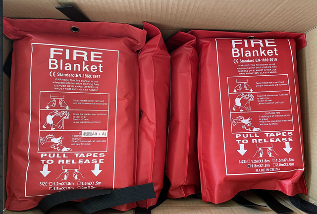 Customized Heavy Duty Fire Blanket For Person