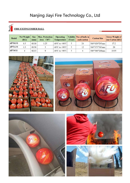 Powder Mini Fire Extinguisher Ball For Family