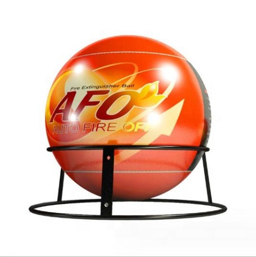 What are the characteristics of the fire extinguisher ball?