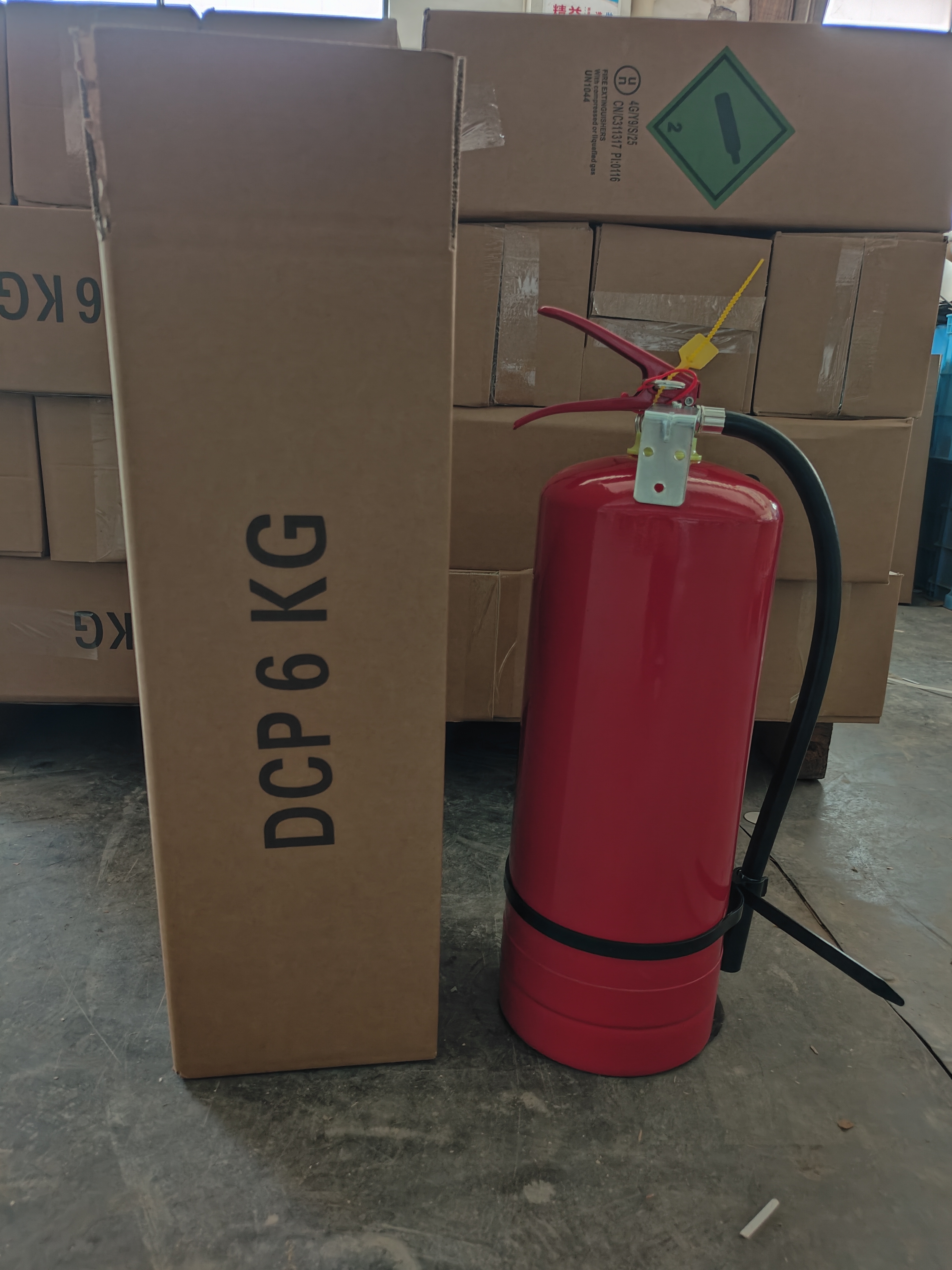 6kg Dry Powder Fire Extinguisher for Wood With Brass Valve