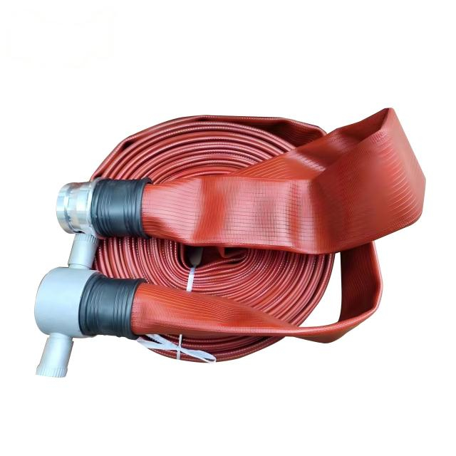 2.5 Inch High Pressure Durable Fire Hose EPDM PVC Rubber Lining With Coupling Hose 