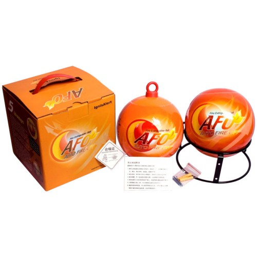 How to use fire extinguisher balls for car fires?