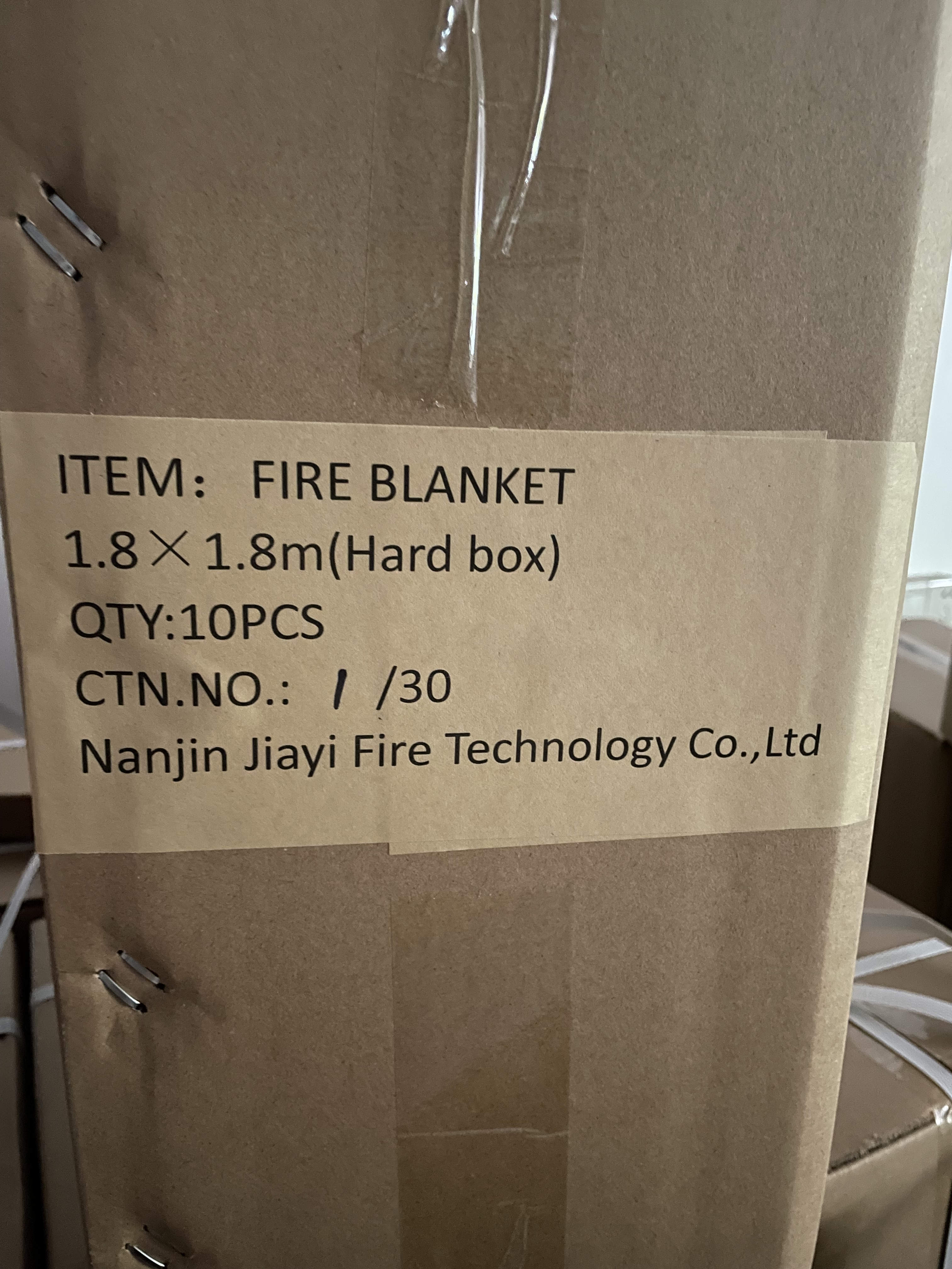 High Quality Wall Mounted Fire Blanket For Person