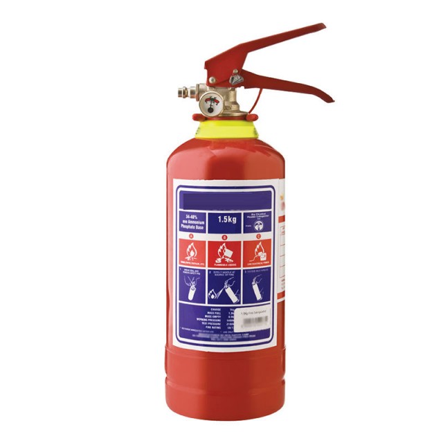 1.5KG South Africa SABS Standard ABC Dry Chemical Powder Fire Extinguisher