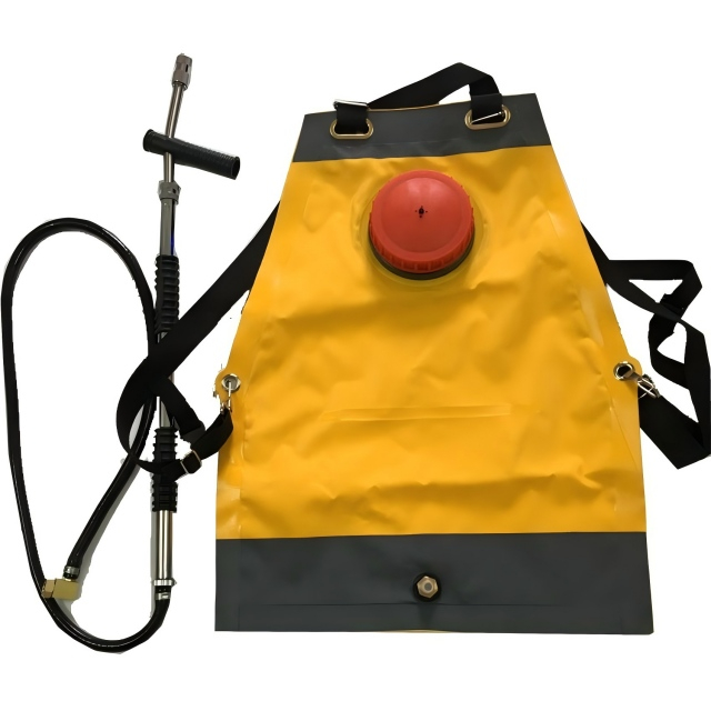 Portable 16L 20L Yellow PVC Fire Fighting Backpack Forest Water Mist Backpack