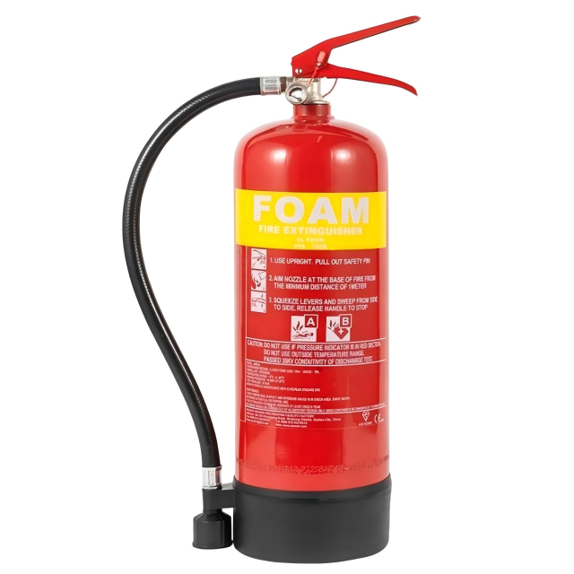 Euro En3 9 Litters Foam/Water Spray Fire Extinguisher