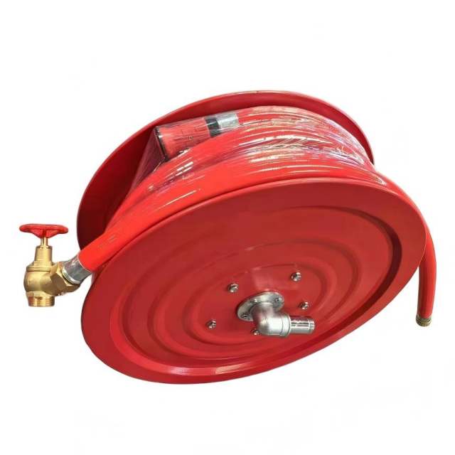 DN19 30M Saudi-Style Swing Fire Hose Reel with Cabinet