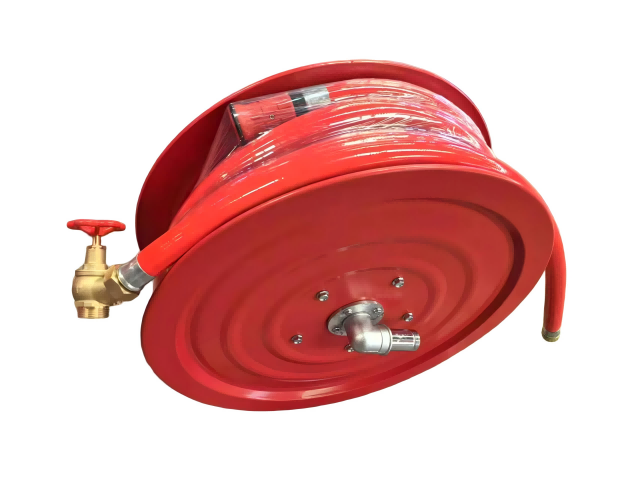 DN19 30M Saudi-Style Swing Fire Hose Reel with Cabinet