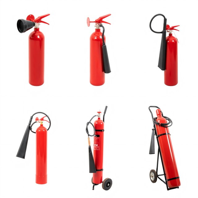 CO2 Fire Extinguisher with Fire Extinguisher Box