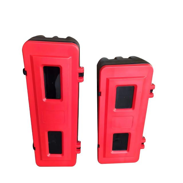 Red Plastic Cabinet Fire Extinguisher Box for 9-12kg