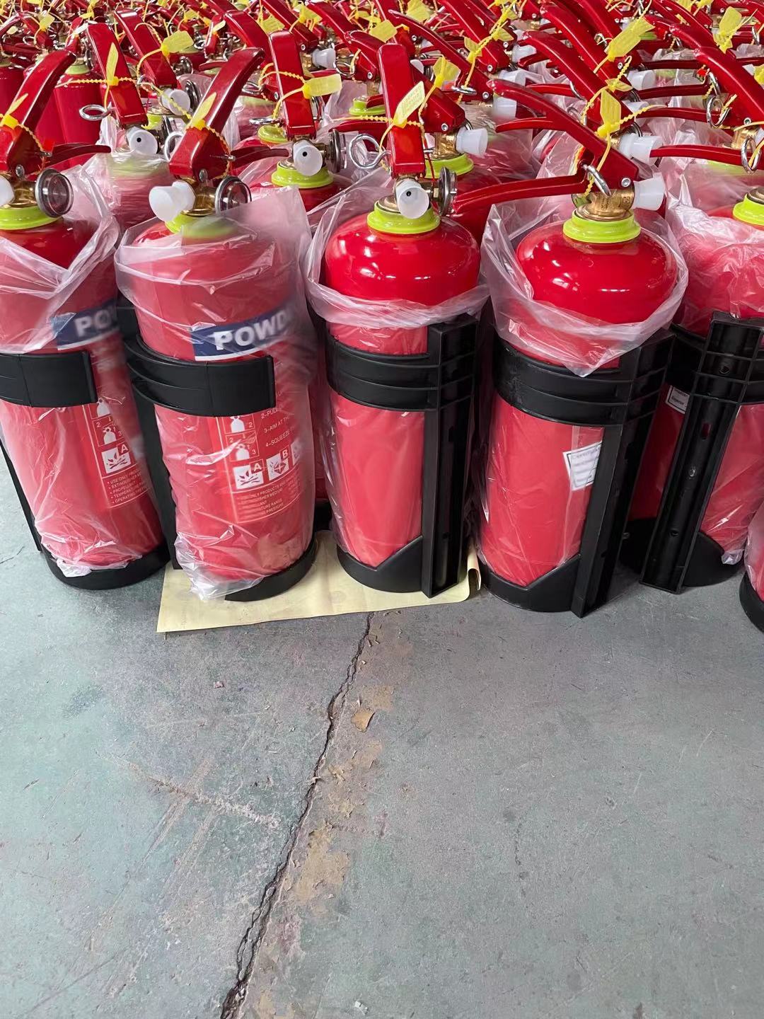 Dry Powder Fire Extinguisher for Gases With Brass Valve
