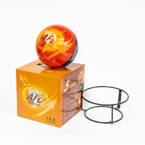 What are the characteristics of auto fire extinguisher balls?