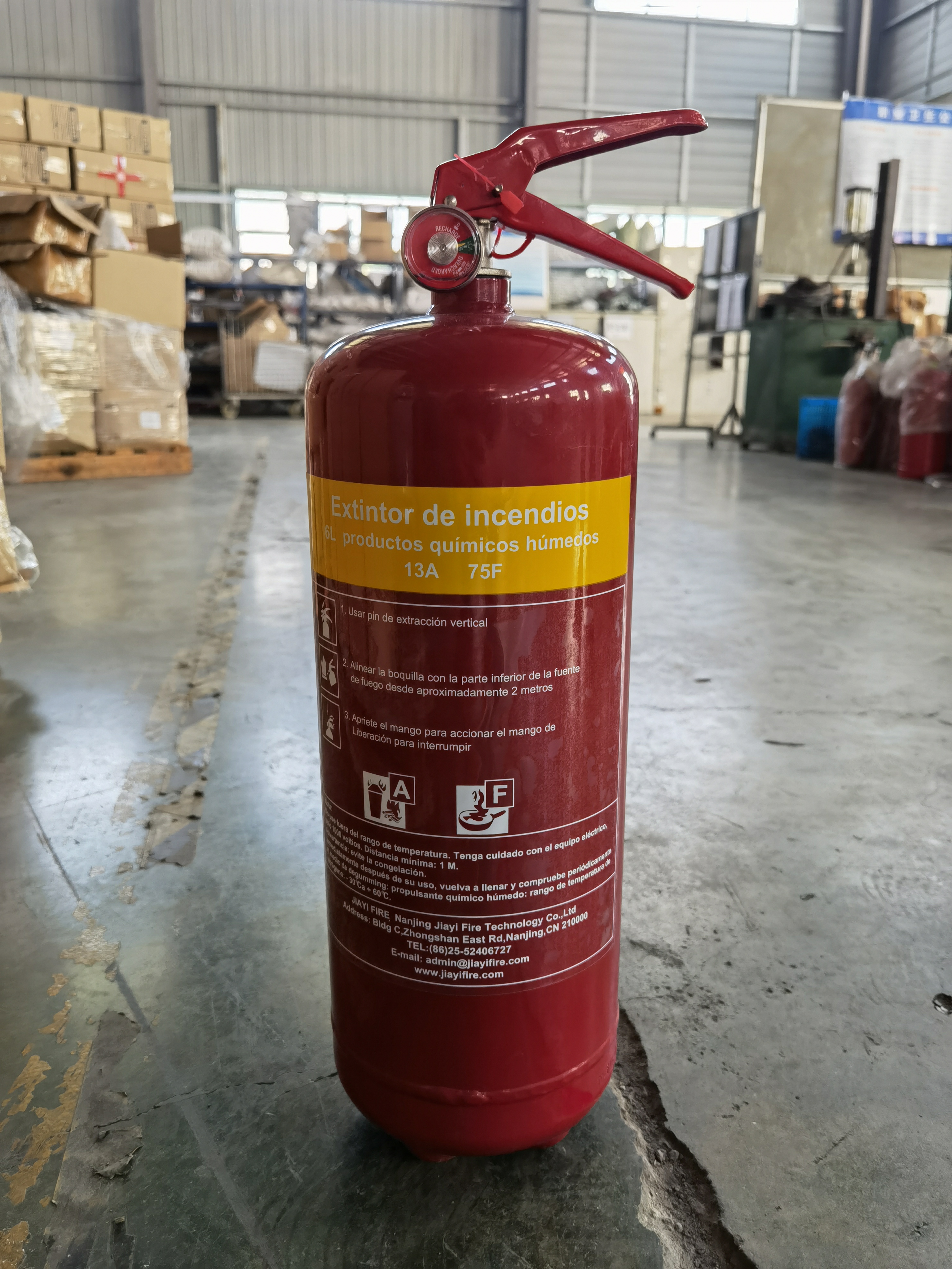 Wet Chemical Recharge Fire Extinguisher