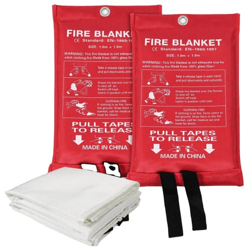 What are the kinds of fire blankets?