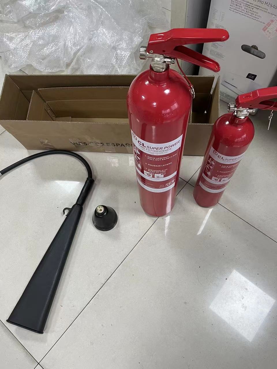 2KG BSI KM EN3 CO2 Fire Extinguisher