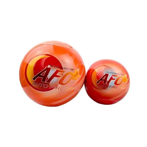 What is the coverage of fire extinguisher balls?