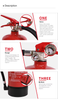 2KG CE Dry Powder Fire Extinguisher