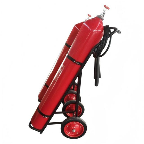 Steel 25KG CO2 Fire Extinguisher, Mobile Safety Solution